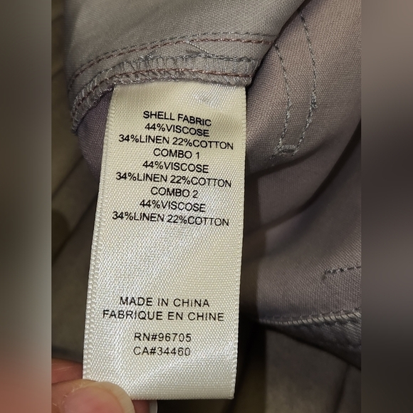 REBECCA TAYLOR COLOR BLOCK TWILL PANT TAPERED LEGS IN MULTI COMBO SIZE 0 - Picture 14 of 16